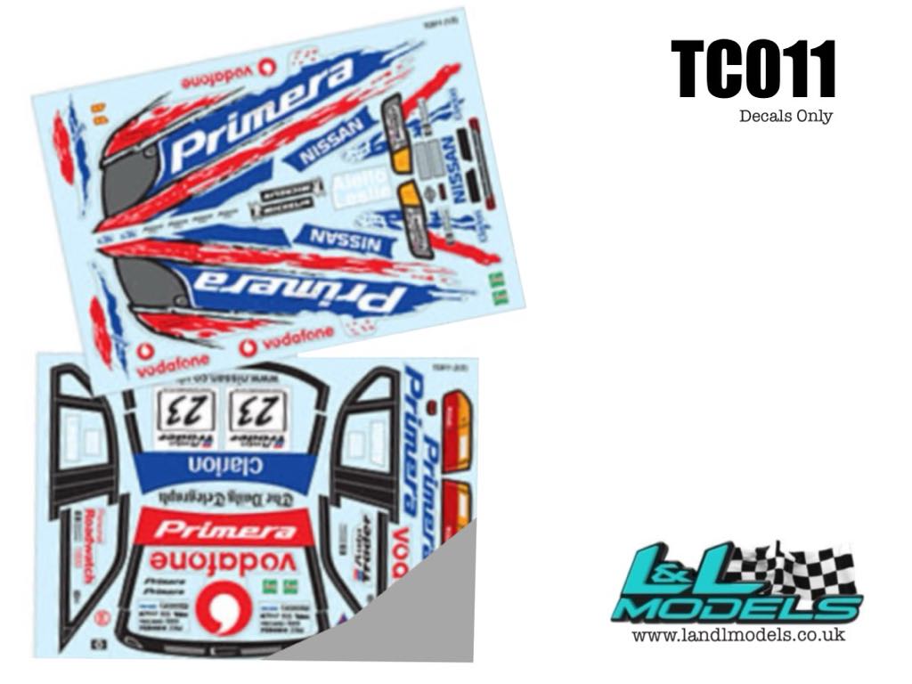 Nissan Primera BTCC Vodafone Decal Set