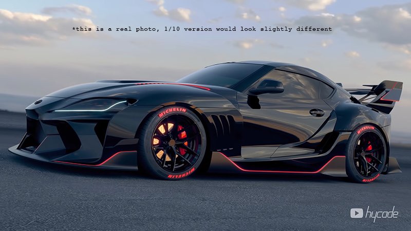 TC209 Toyota Supra Hycade Body Set (195mm x 258mm) – L&L models