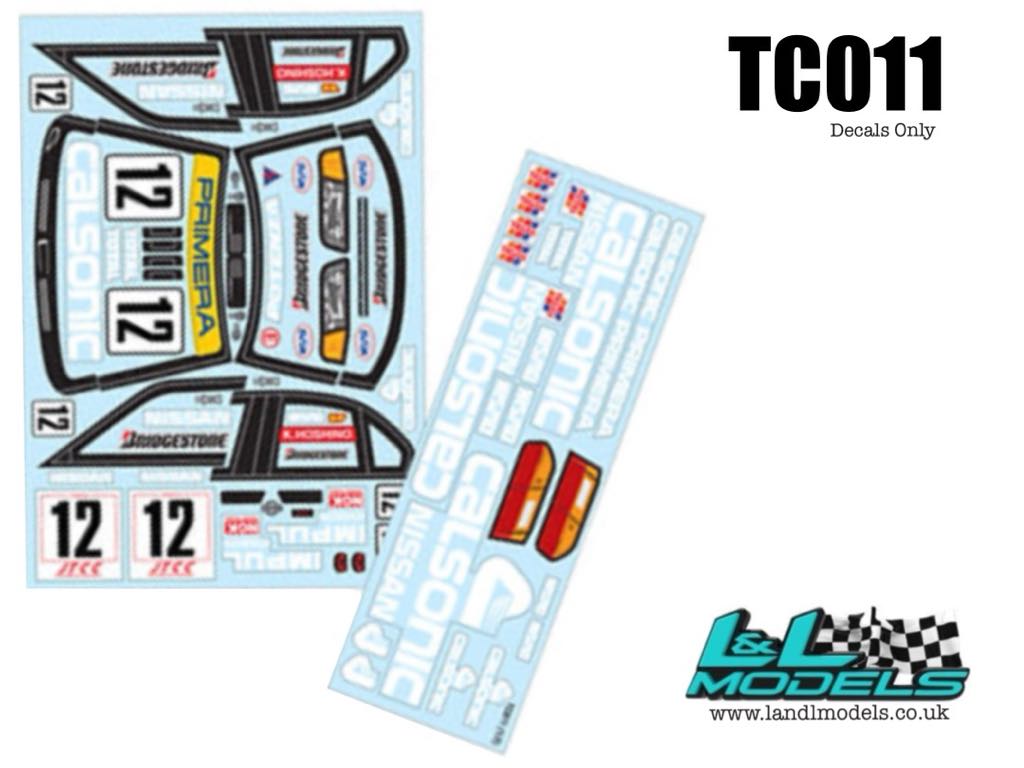 Nissan Primera JTCC Calsonic Decal Set