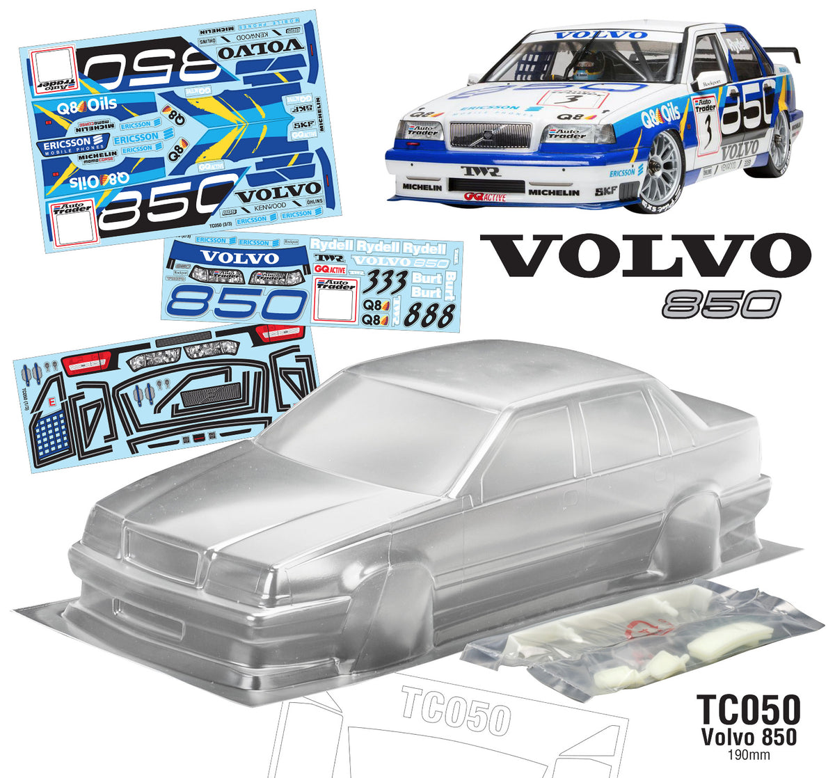 タミヤ1/10ボルボ850BTCC - ホビーラジコン