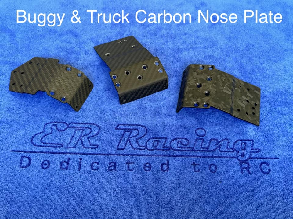RC 10 RC10T Buggy & Truck Carbon Nose Plate