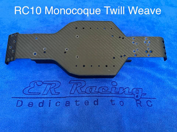 RC 10 Monocoque Twill Weave Carbon Chassis