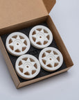 Porsche 959 Rally wheels 42mm - 3D printed - RESIN - Set of 4. PRE ORDER