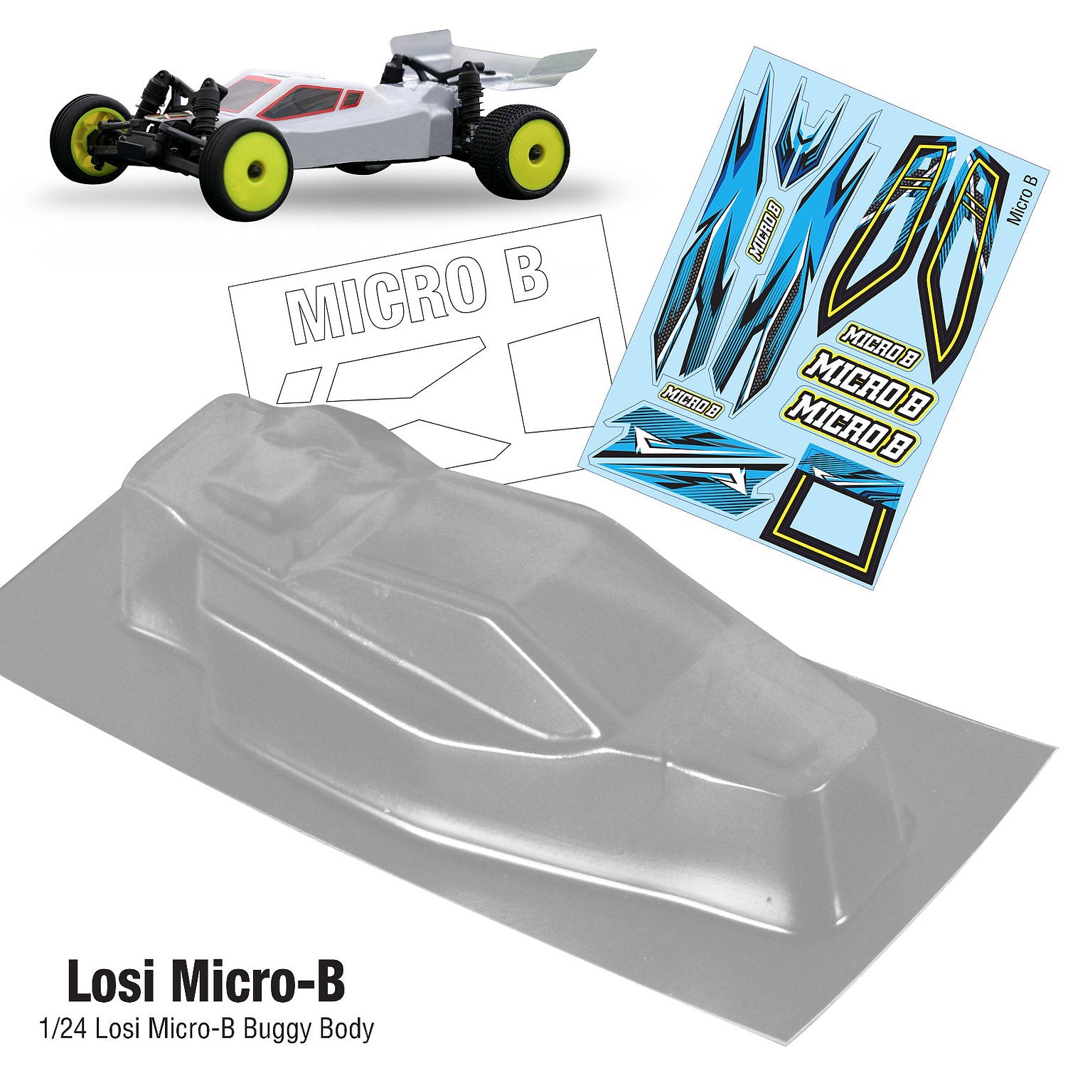 1/24 Losi Micro-B Buggy Body