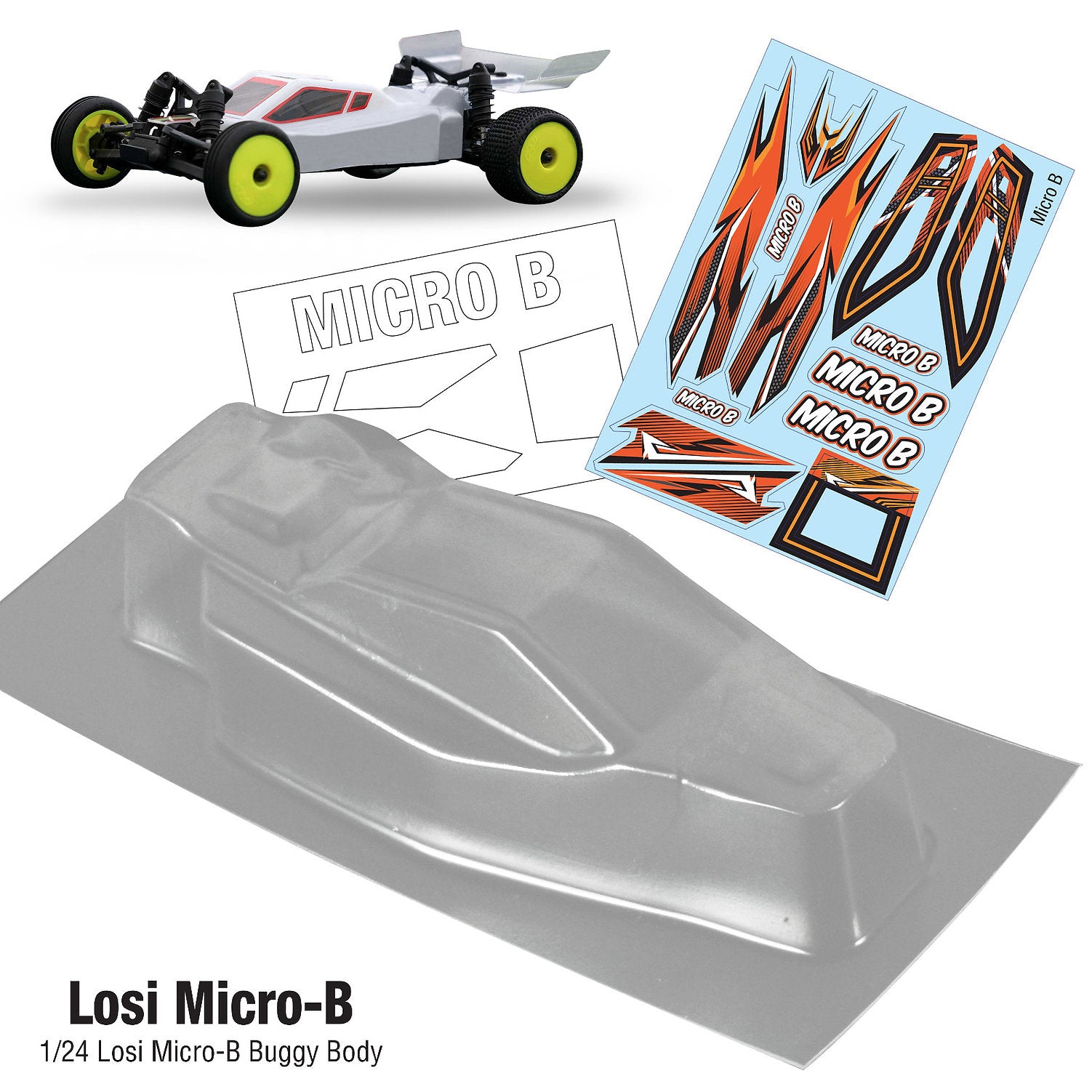 1/24 Losi Micro-B Buggy Body