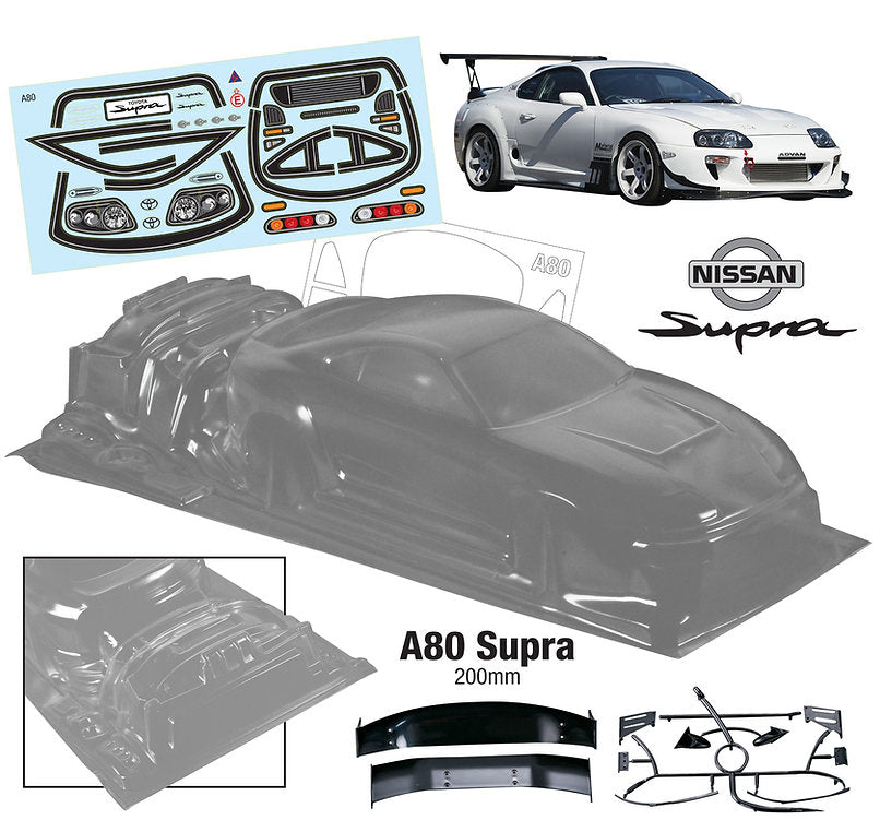 1/10 A80 Supra, 200mm – L&L models