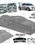 1/10 A80 Supra, 200mm