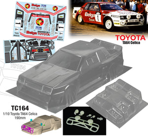 Toyota TA64 Celica 190mm Tamiya TT01 TT02 190mm x 257mm