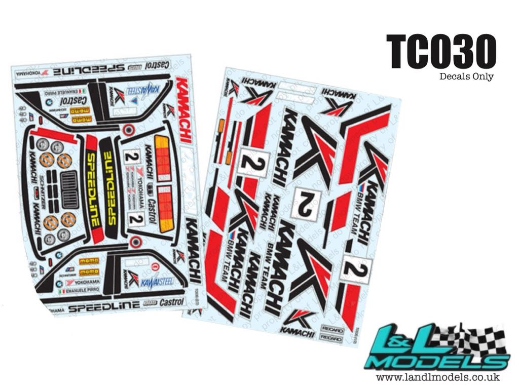 BMW E30 Kamachi Decal Set