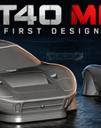 Ford GT40 190x257mm Tamiya, HPI, Drift,