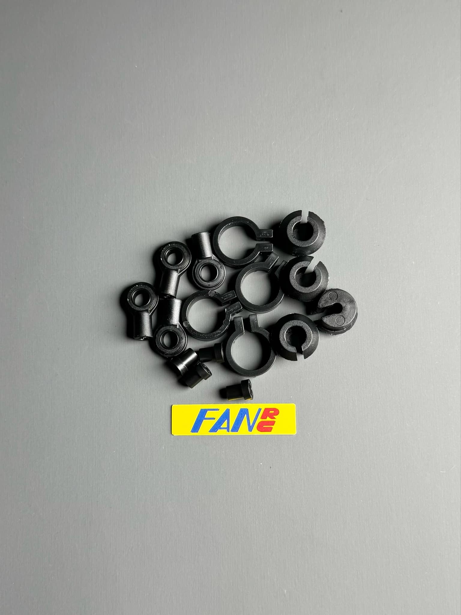 FR-003B Shock plastic parts, BLACK For 4 shocks