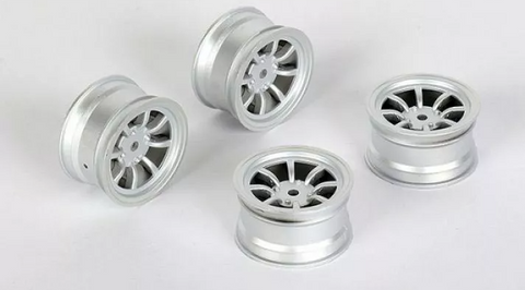 8 Spoke Wheel +1mm (Silver) (4) nba260