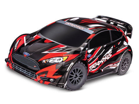 Traxxas Ford Fiesta ST Rally BL-2S Rally Car - Red TRX74154-4-RED