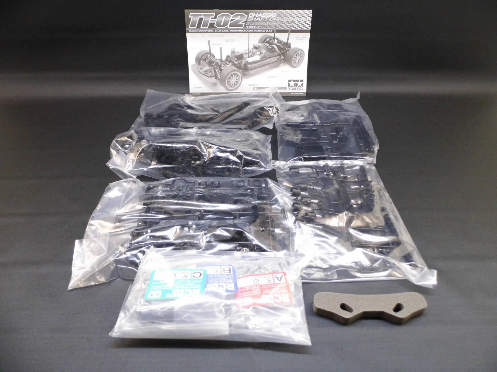 TAMIYA TT-02 CHASSIS KIT IN A BAG