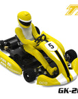 Team Saxo Racing GK-200 - Go-Kart - 1:8 2WD Kart Kit - with ESC, Motor and Servo RED, BLUE, BLACK, YELLOW