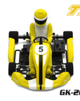 Team Saxo Racing GK-200 - Go-Kart - 1:8 2WD Kart Kit - with ESC, Motor and Servo RED, BLUE, BLACK, YELLOW