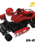 Team Saxo Racing GK-200 - Go-Kart - 1:8 2WD Kart Kit - with ESC, Motor and Servo RED, BLUE, BLACK