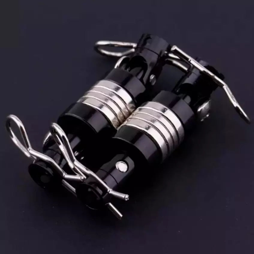 Upgrade 1:10 RC Car Black Magnetic Invisible Body Shell Post Column Mount Clips