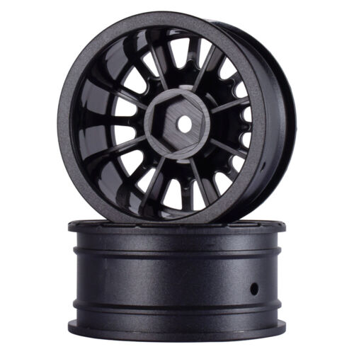 Spoke Black 0mm offset 26mm Rc Touring Car Wheels For Tamiya TT01 TT02 HPI Kyosho 12mm Hex Not M Chassis
