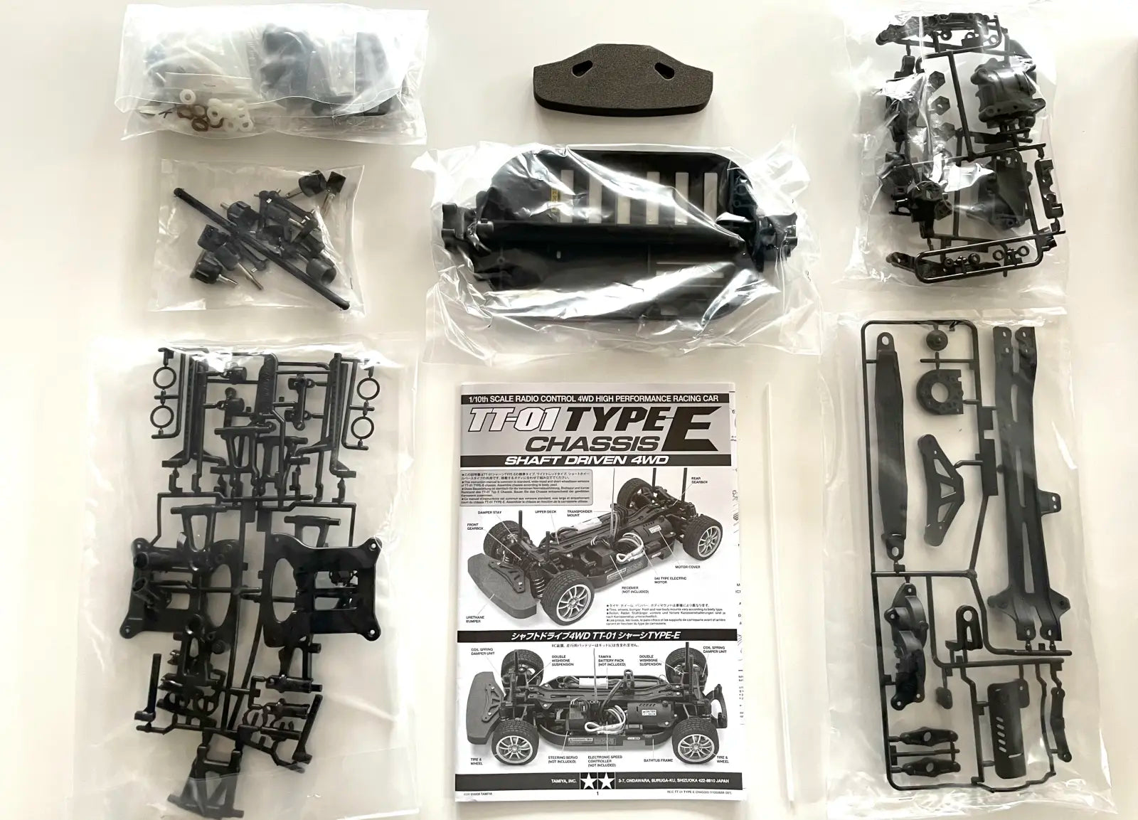 TAMIYA TT-01RTYPE E CHASSISKIT Tamiya TT01E KIT IN THE 