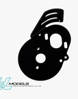 Unicorn RC Motor Plate – RC10B3 (9245 / 9245B)
