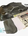 TS401 1/10 Short Course Body - Clear Lexan
