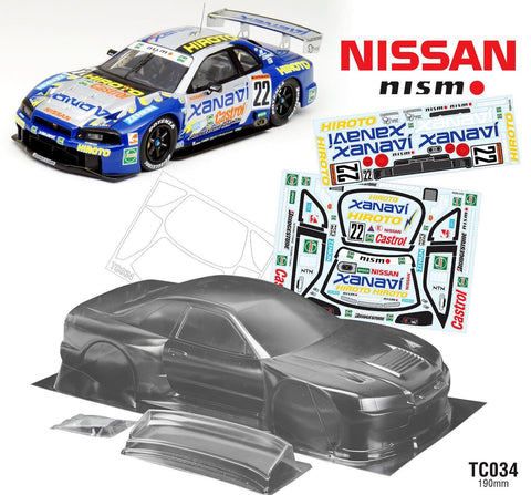 TC034 NISSAN NISMO GTR R34 XANAVI - L&L models 