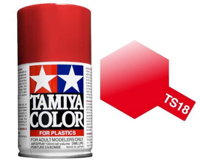 Tamiya 100ml TS-18 Metallic red