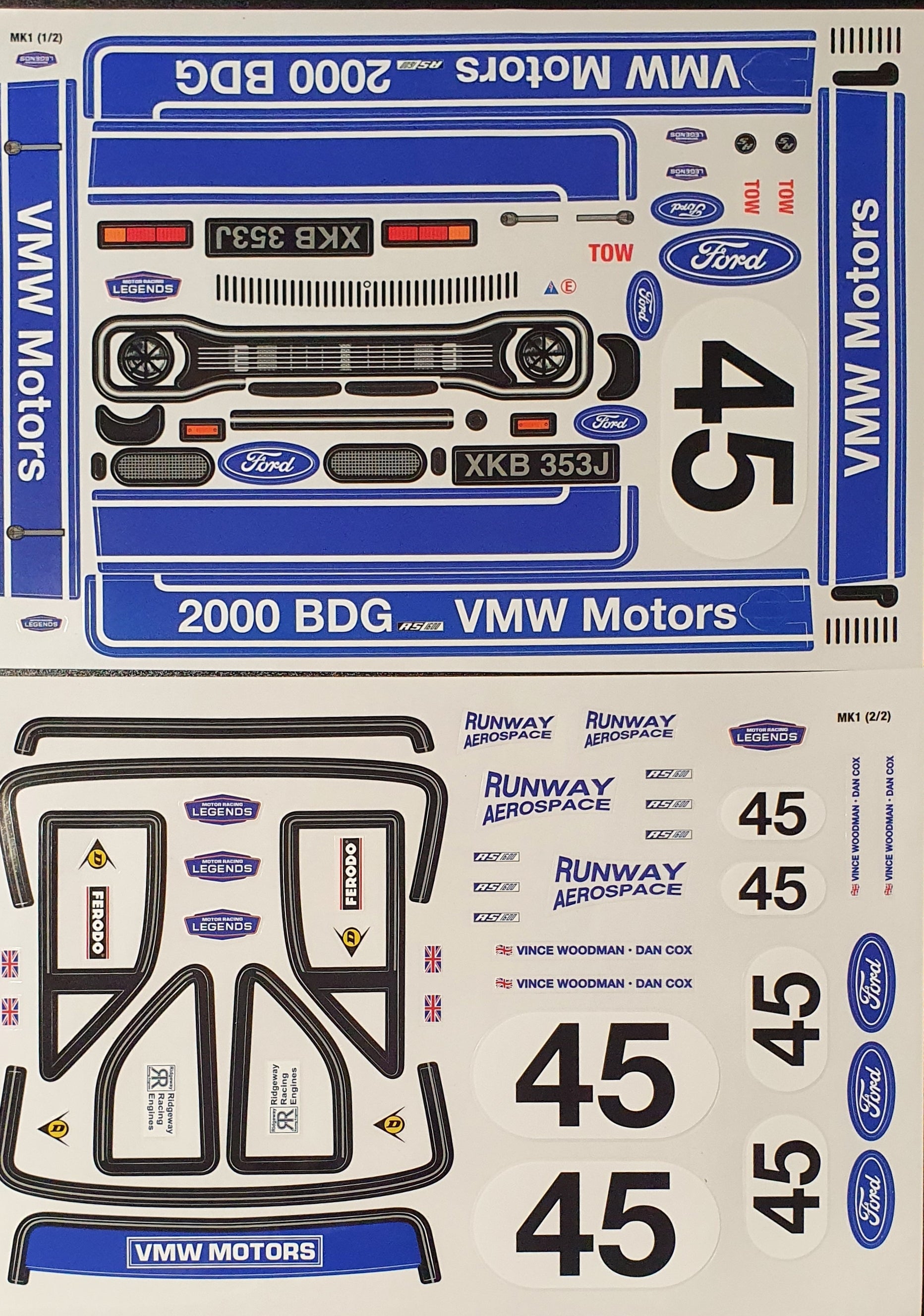 Mk1 VWM Decals