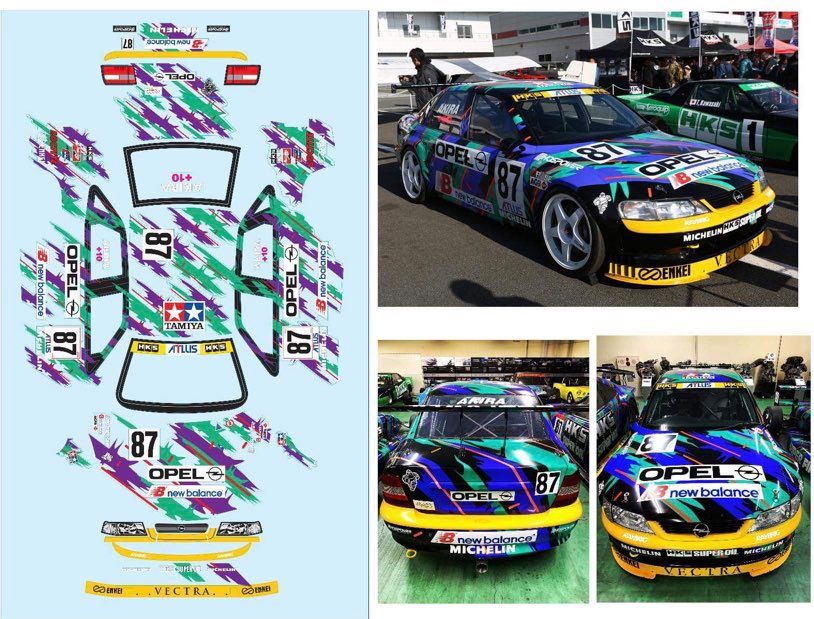 TC010 Opel Vectra GT JTCC/BTCC Body Shell (184mm x 258mm) – L&L models