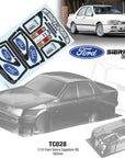 Ford Sapphire Cosworth 190mm Tamiya TT01 TT02 257mm