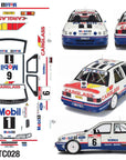 Ford Sapphire Cosworth CARGLASS 190mm Tamiya TT01 TT02 257mm