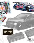 TC315 Audi DTM 190mm Tamiya Kyosho HPI TT01 TT02 257mm