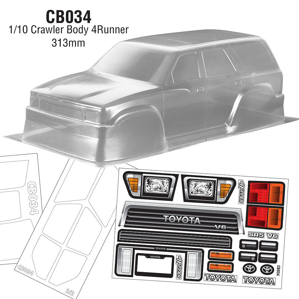 CB034 1/10 Toyota 4Runner Crawler Body
