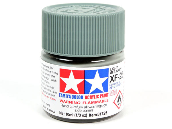 Tamiya XF-25 Light Sea Grey Mini Acrylic Paint - 10ml 81725