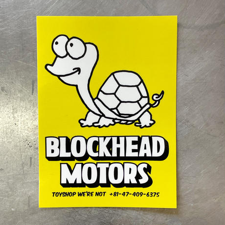 Loose turtle sticker BLOCKHEAD MOTORS Tamiya