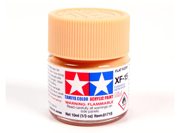 Tamiya XF-15 Flat Flesh Mini Acrylic Paint - 10ml 81715