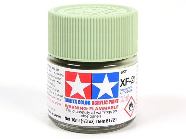 Tamiya XF-21 Sky Mini Acrylic Paint - 10ml 81721