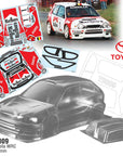TOYOTA COROLLA WRC BODY PARTS SET 50791 replica