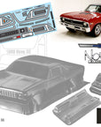 1969 Chevrolet Nova SS, 200mm 258/200mm Tamiya TT01 TT02 HPI KYOSHO