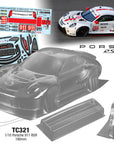 TC321 Porsche 911RSR, 190mm Tamiya TT01 TT02 HPI Kyosho 257mm Drift