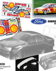 Ford Sapphire Cosworth shell 190mm Tamiya TT01 TT02 257mm