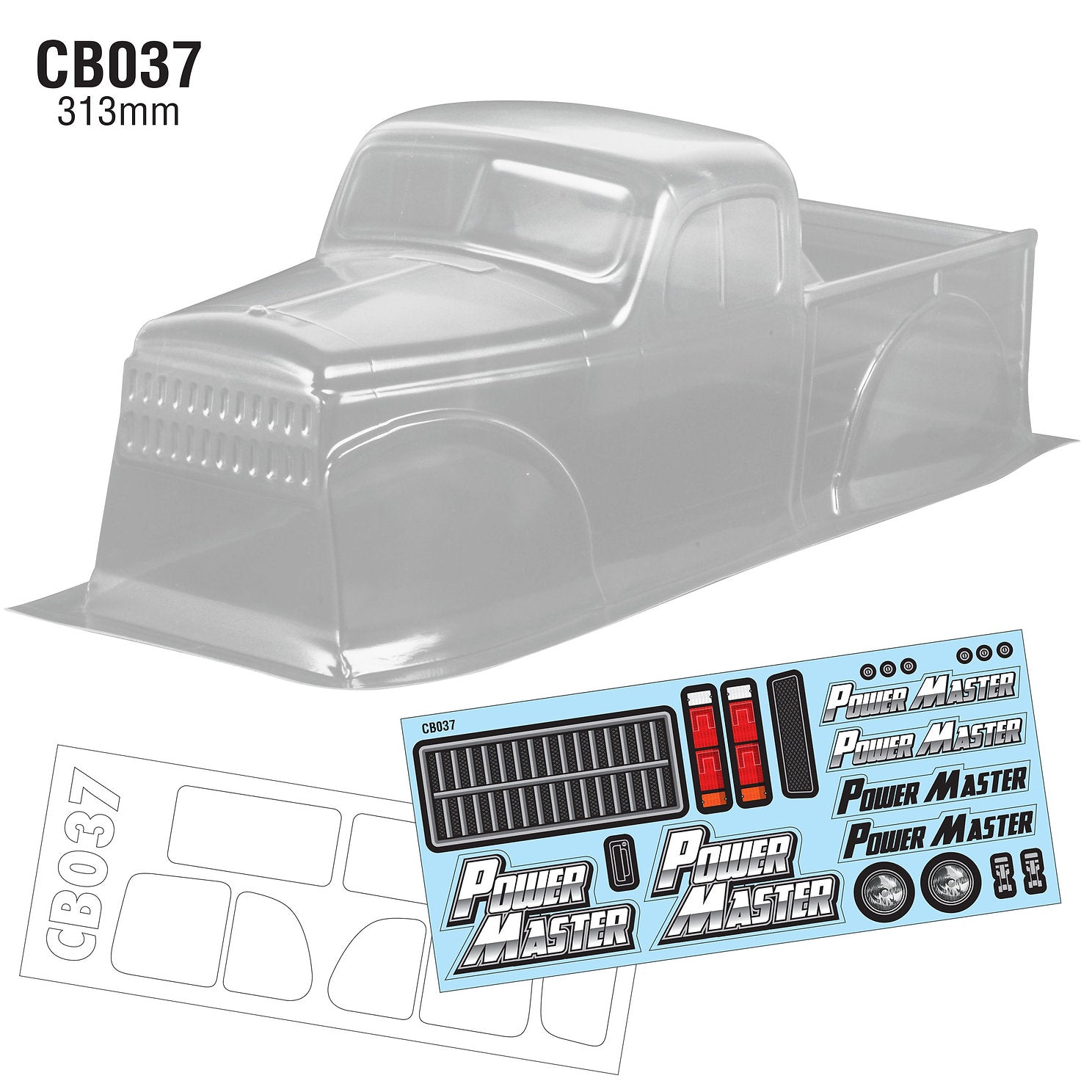 CB037 1/10 Crawler Body