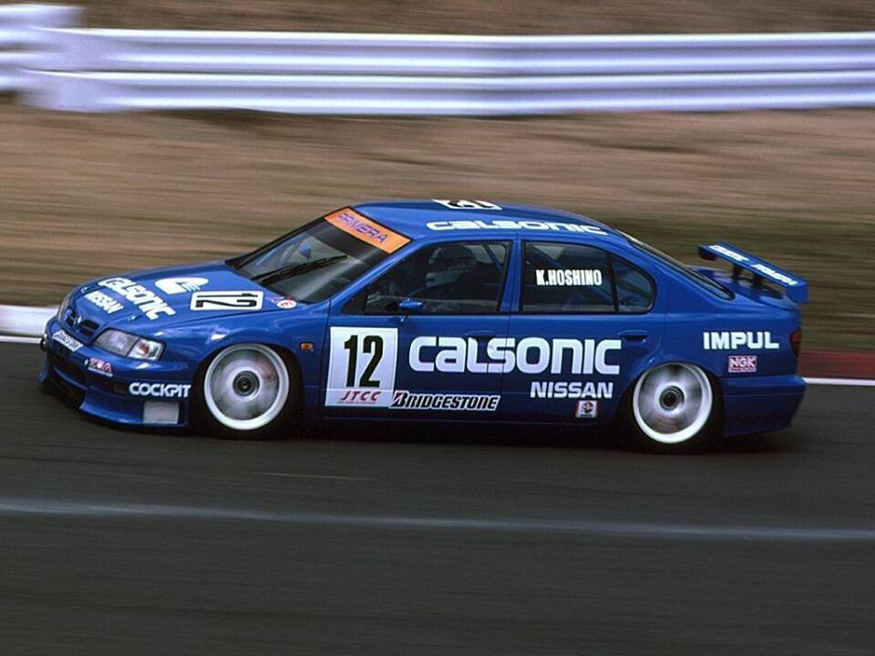 自動車 CALSONIC NISSAN PRIMERA JTCC TC011 Nissan Primera Calsonic JTCC Body Set (190mm x 258mm) – L&L
