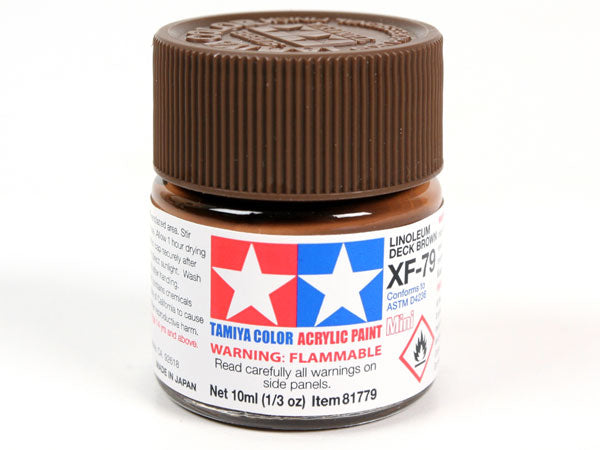 Tamiya Acrylic Mini XF-79 Lino Deck Brown - 10ml 81779