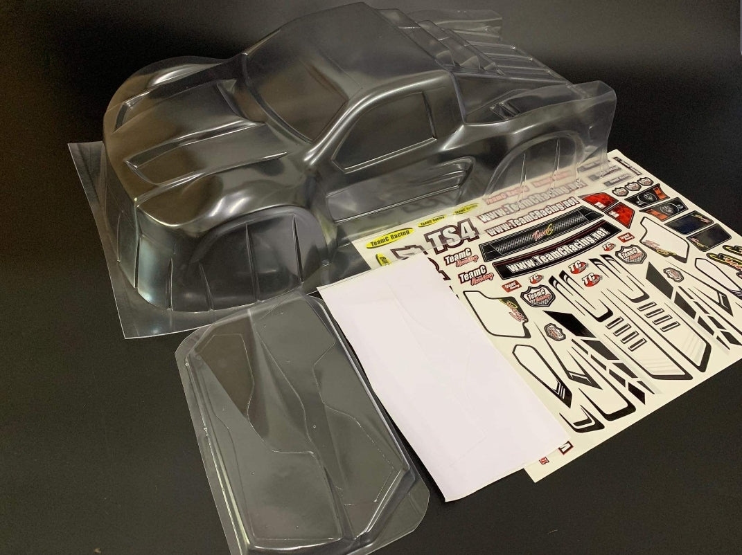 TS401 1/10 Short Course Body  Clear Lexan - L&L models