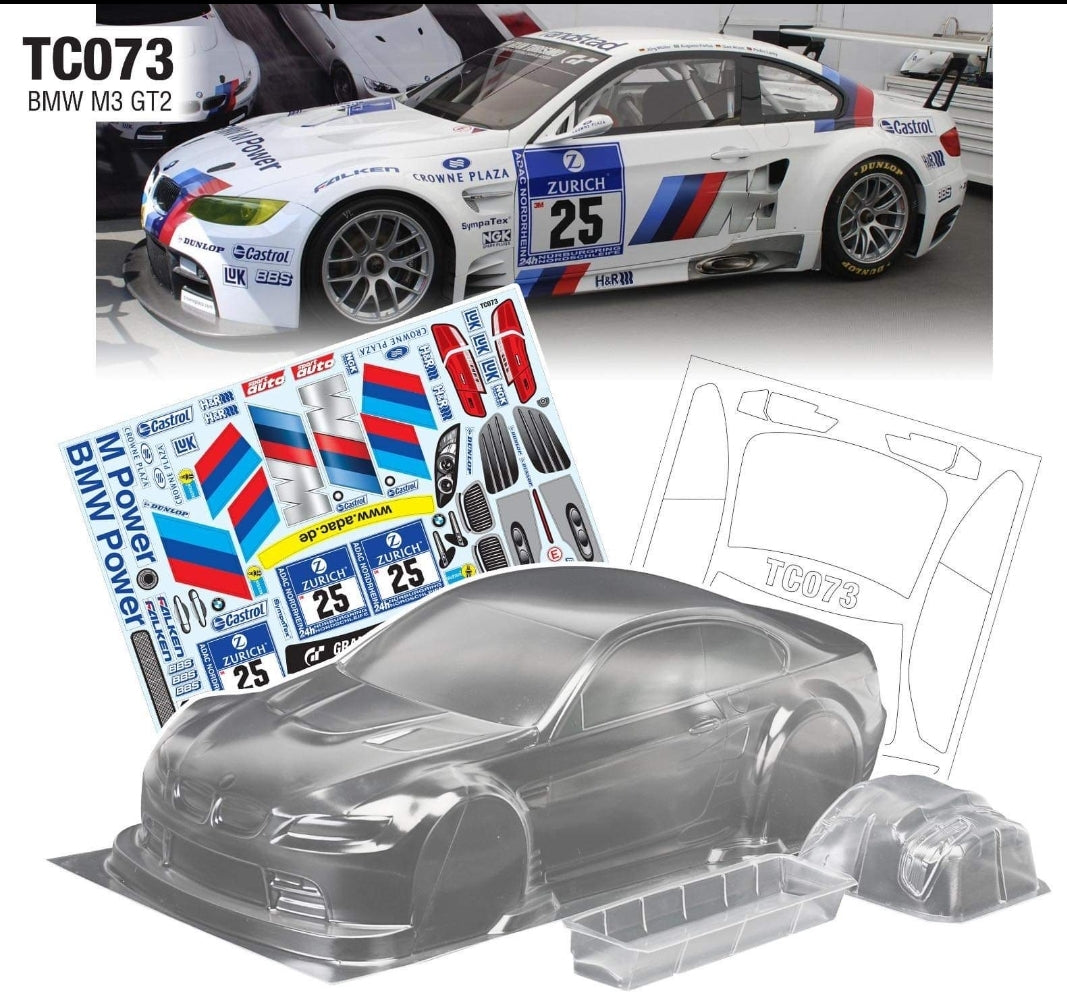 TC073 BMW M3 GT2 Body Shell (190mm x 258mm) – L&L models