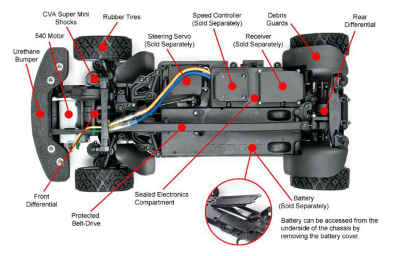 Tamiya XV 01 Rolling Chassis Kit Only