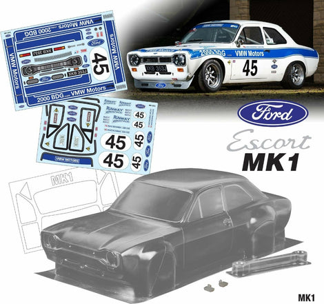 Rally Car Bodies 190mm &amp; 200mm