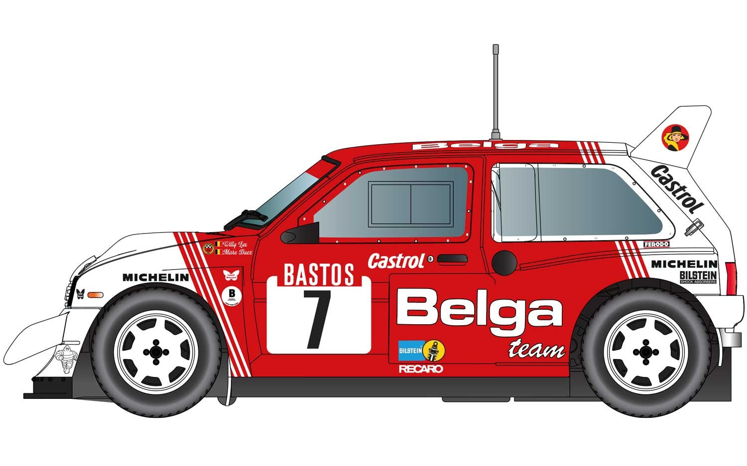 6R4 TT02 1/10th Rally Bodyshell - Customize Your Ride